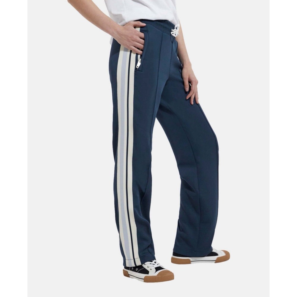 New - The Kooples $240 Women's Striped Navy Blue Joggers - Size S